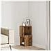 Mobile angolare Bianco 25,5x25x55cm Legno multistrato - Foto miniatura 2