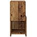 Mobile angolare Bianco 25,5x25x55cm Legno multistrato - Foto miniatura 5