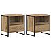 Comodino 2 pcs Rovere Artigianale 50 x 39,5 x 50 cm - Foto miniatura 1