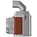 Mini Fotocamera Retrò Con Flash: Video Hd 1080p, Stile Vintage, Registratore Portatile Brown - Foto miniatura 2