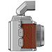 Mini Fotocamera Retrò Con Flash: Video Hd 1080p, Stile Vintage, Registratore Portatile Brown - Foto miniatura 4
