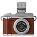 Mini Fotocamera Retrò Con Flash: Video Hd 1080p, Stile Vintage, Registratore Portatile Brown - Foto miniatura 7