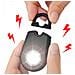 Allarme Di Sicurezza Personale A Led Ultra Luminoso - Allarme Di Emergenza Da 125 Db Con Portachiavi Black - Foto miniatura 2
