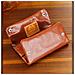Custodia Vintage Portatile Per Tabacco Con Porta Cartine - Custodia In Morbida Pelle Pu Brown - Foto miniatura 3