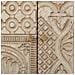 Armadio In Legno Intagliato Artigianalmente A 2 Ante Beige 78x35x140 - Foto miniatura 8