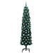 Albero di Natale artificiale con 300 LED Verde 210 cm - Foto miniatura 4