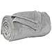 Coperte da Pile 6 pcs Grigio 220 x 240 cm Panno - Foto miniatura 4