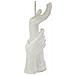 Lampada Da Tavolo Life In Poliresina Bianca Con Mani Scultoree Ø35x93 Cm - Foto miniatura 5