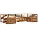 Set divani 6 pcs Naturale Legno di Acacia Massello - Foto miniatura 1
