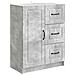Credenza Grigio Cemento 66 x 34,5 x 87 cm Legno ingegnerizzato - Foto miniatura 1