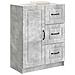 Credenza Grigio Cemento 66 x 34,5 x 87 cm Legno ingegnerizzato - Foto miniatura 2