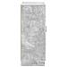 Credenza Grigio Cemento 66 x 34,5 x 87 cm Legno ingegnerizzato - Foto miniatura 5