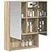 Mobiletto per specchio da bagno Rovere Sonoma 50 x 14,5 x 70 cm - Foto miniatura 3