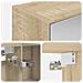 Mobiletto per specchio da bagno Rovere Sonoma 50 x 14,5 x 70 cm - Foto miniatura 9
