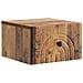 Mobiletto da notte a muro 2 pcs Legno antico 33 x 34,5 x 20 cm - Foto miniatura 3