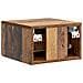 Mobiletto da notte a muro 2 pcs Legno antico 33 x 34,5 x 20 cm - Foto miniatura 7