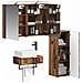 Set di Armadi da Bagno 4 pcs Legno antico 50 x 14,5 x 70 cm - Foto miniatura 2