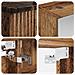 Set di Armadi da Bagno 4 pcs Legno antico 50 x 14,5 x 70 cm - Foto miniatura 4