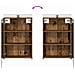 Set di Armadi da Bagno 4 pcs Legno antico 50 x 14,5 x 70 cm - Foto miniatura 9