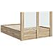 Struttura del letto con stoccaggio e testata Rovere Sonoma - Foto miniatura 5