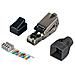 IWP-8P8C-TLS - Plug Modulare RJ45 Cat. 6 LSA STP in Zinco - Foto miniatura 1