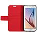 Custodia Portafoglio Stand Case Per Samsung Galaxy S6 - Rossa - Foto miniatura 2
