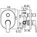 Nobili Miscelatore Doccia Incasso 2 Vie Nobi Nb84100cr - Cromato Lucido - Foto miniatura 3