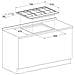 Piano Cottura PCN750 T AVR a Gas 5 Fuochi Gas Colore Avena - Foto miniatura 3