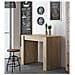 Tavolo Consolle Per Sala Da Pranzo E Soggiorno, Rettangolare, Allungabile Fino A 140 Cm, Finitura Rovere, Fino A 6 Persone, Dimensioni Chiuso: 90x50x78 Cm. - Foto miniatura 3