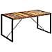Tavolo Da Pranzo 160x80x75 Cm In Legno Massello Di Recupero - Foto miniatura 1