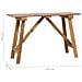 Tavolo Consolle 130x40x80 Cm In Legno Massello Di Recupero - Foto miniatura 7