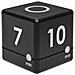 Timer Digitale Cube, Plastica, Nero, 6 x 6 x 6 cm - Foto miniatura 1