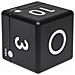 Timer Digitale Cube, Plastica, Nero, 6  x 6 x 6 cm - Foto miniatura 3