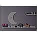 Luci Per Bambini Smiling Moon - Luna, Applique - Per Bambini - Da Cameretta - Rosa In Mdf, 25 X 3 X 40 Cm, 1 X Led Strip, Max 14,4 W, 600lm - Foto miniatura 2