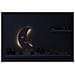 Luci Per Bambini Smiling Moon - Luna, Applique - Per Bambini - Da Cameretta - Rosa In Mdf, 25 X 3 X 40 Cm, 1 X Led Strip, Max 14,4 W, 600lm - Foto miniatura 3
