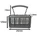 Universale Lavastoviglie Posate Carrello Cage Coperchio E Maniglia Estraibile (235 X 242 X 130)  - Foto miniatura 2