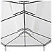 Gazebo Con Tende 600x298x270 Cm Bianco 180g / m - Foto miniatura 7