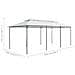 Gazebo Con Tende 600x298x270 Cm Bianco 180g / m - Foto miniatura 8