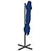 Ombrellone a Sbalzo con Doppia Copertura 250x250 cm Azzurro - Foto miniatura 7