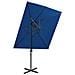 Ombrellone a Sbalzo con Doppia Copertura 250x250 cm Azzurro - Foto miniatura 1