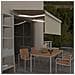 Tenda Automatica Con Parasole Led E Sensore Vento 3x2,5m Crema - Foto miniatura 8