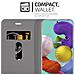 Custodia Compatibile Con Samsung Galaxy A51 5g In Blu Scuro Nero - Coperchio Protettiva Con Chiusura Magnetica, Funzione Stand E Tasca Per Le Carte - Foto miniatura 4