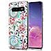 Custodia Compatibile Con Samsung Galaxy S10 4g Con Fiori Di Pesca - Coperchio Protettivo In Silicone Tpu Con Motivo Floreale - Foto miniatura 1