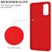 Custodia Compatibile Con Samsung Galaxy S20 Fe In Liquid Rosso - Coperchio Protettivo In Silicone Tpu Flessibile Con Anello - Foto miniatura 5