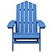 Sedia da Giardino Adirondack Blu Acqua in HDPE - Foto miniatura 3