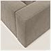 Nettuno Divano Moderno Componibile In Morbido Tessuto Bouclè Beige 210 Cm - Foto miniatura 5