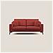 Prestige Divano Moderno In Microfibra T11 Rosso - Foto miniatura 1