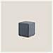 Cube Pouf In Tessuto Morbido Impermeabile T03 Blu X - Foto miniatura 2
