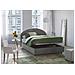 Letto Singolo Beatrice, Letto Contenitore Con Rivestimento In Tessuto, 100% Made In Italy, Apertura Frontale, Adatto Per Materasso Cm 80x190, Grigio - Foto miniatura 3