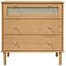 Cassettiera Senja Aspetto Rattan Marrone 80x40x80 Cm Legno Pino - Foto miniatura 5